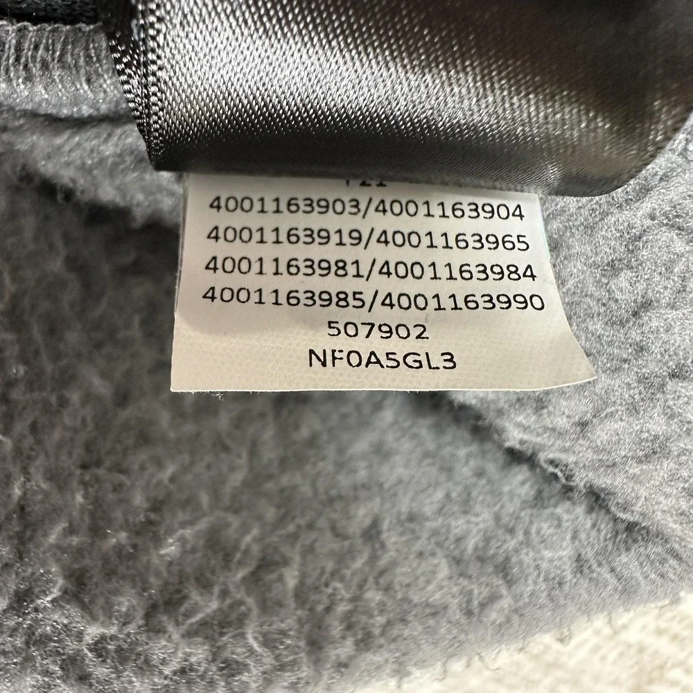 The North Face Vest Mens Small Gray Sweater Fleece Full Zip‎ Pockets NF0ASGL3
